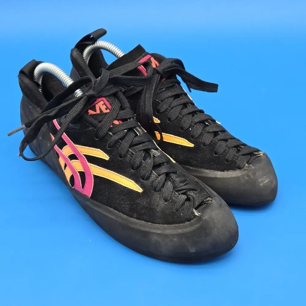 Five Ten Stealth C4 Climbing Shoes Mens US 9.5 Black Pink Orange Run Small